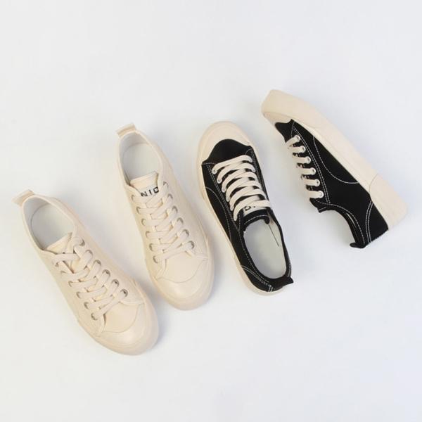 スニーカー レディース ローカット キャンバス キャップトゥ シンプル カジュアル 黒 白 ブラック ホワイト 婦人靴 シューズ スリッポン 安い ぺたんこ ペタンコ O 34 Deciliter デシリットル 通販 Yahoo ショッピング