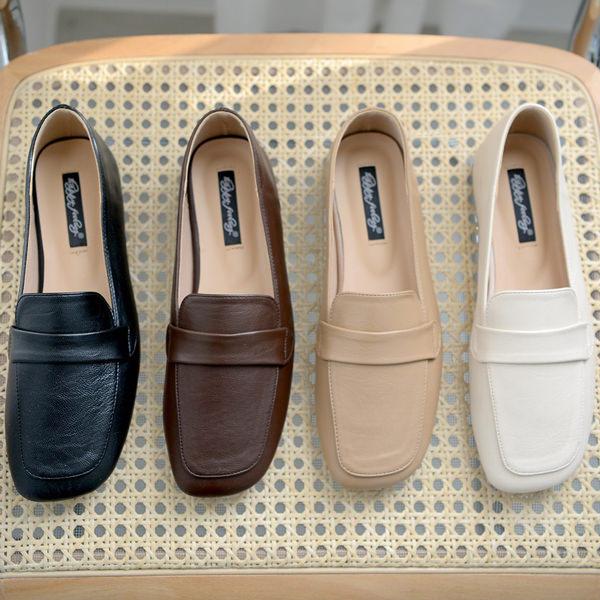 ローファー オブリークトゥ レディース フラット ぺたんこ 黒 茶色 ブラック ブラウン ベージュ アイボリー 革靴 おじ靴 靴 婦人靴 オックスフォード 韓国 Buyee Buyee Japanese Proxy Service Buy From Japan Bot Online