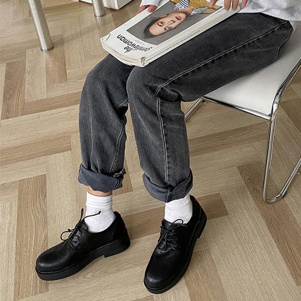 オックスフォードシューズ レースアップ ウェッジソール ヒール 厚底 フラット レディース 黒 ブラック 革靴 おじ靴 ローファー 靴 婦人靴 韓国 O 4607 Deciliter デシリットル 通販 Yahoo ショッピング