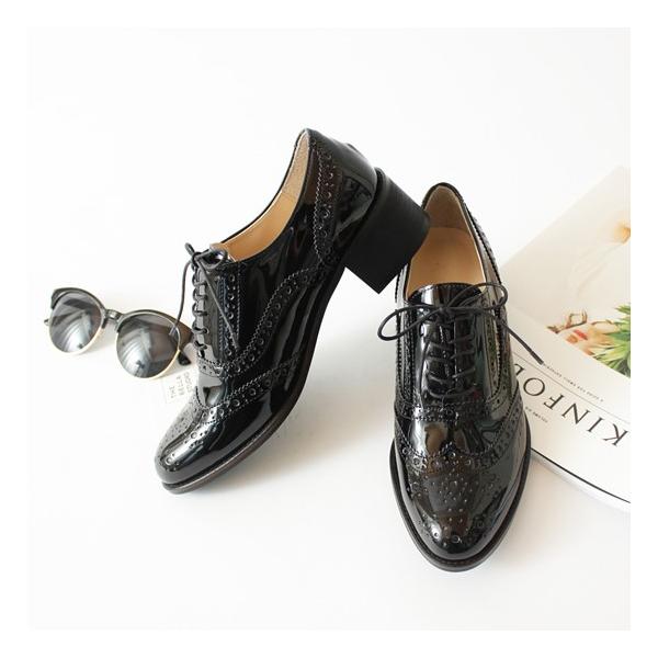 オックスフォードシューズ レディース ヒール レースアップ おじ靴 ウィングチップ メダリオン ブラック ワインレッド ピンク ローファー Buyee Buyee Japanese Proxy Service Buy From Japan Bot Online