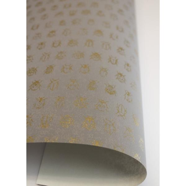 昆虫柄 グレー 壁紙 Pipstudio4 ゴールドてんとう虫 輸入壁紙 Diy 工具 貼ってはがせる Diy 昆虫柄 内装 こども部屋 キッズ オランダ製 10m巻 インテリアショップ デコール