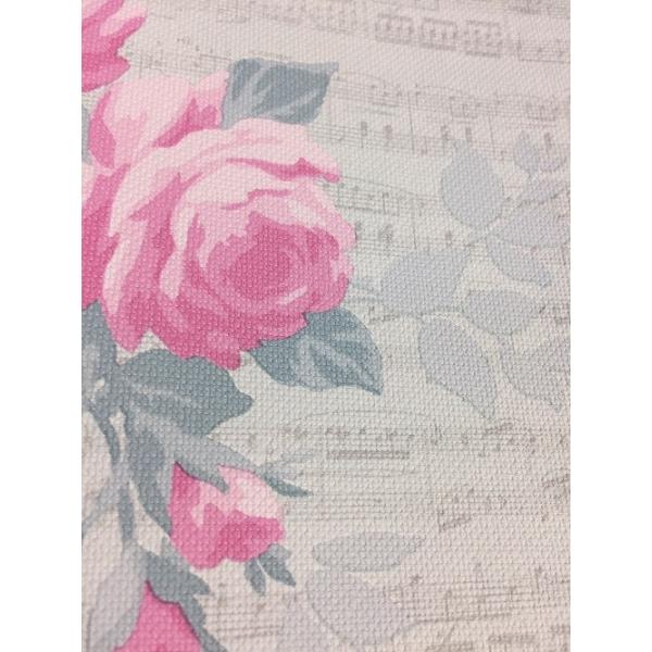 壁紙 張り替え おしゃれ 輸入 おすすめ 住宅設備 フランス製 Diy 工具 海外取り寄せ品 壁紙 ブルー バラ 花柄 Ashl ローラアシュレイ風 Ashl インテリアショップ デコール