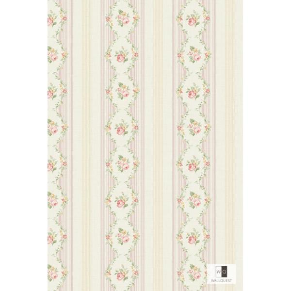 壁紙 Flora 花柄 ストライプ ピンク Fg71103 輸入品 Fg71103 インテリアショップ デコール 通販 Yahoo ショッピング