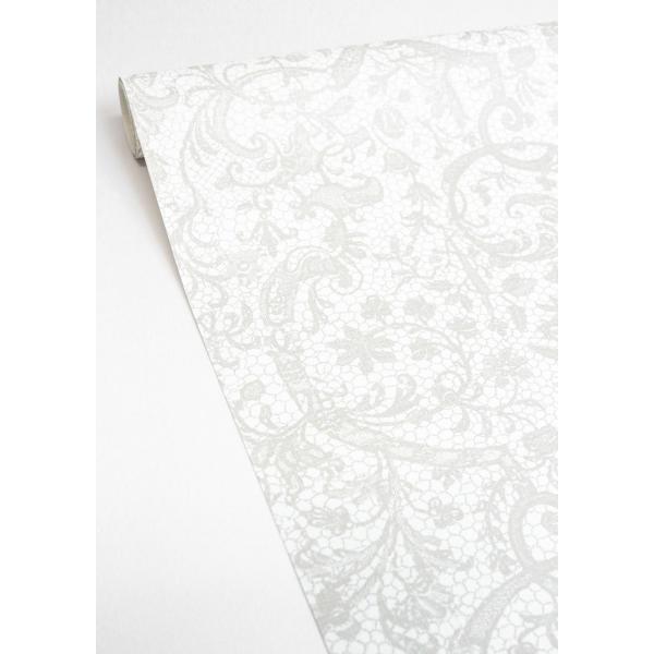 壁紙 張り替え New 内装 おしゃれ 輸入 おすすめ 輸入壁紙 おすすめ Espoir New Age 国内在庫 Sign ダマスク レース チャコール 白 ベージュ モダン Diy Sign インテリアショップ デコール