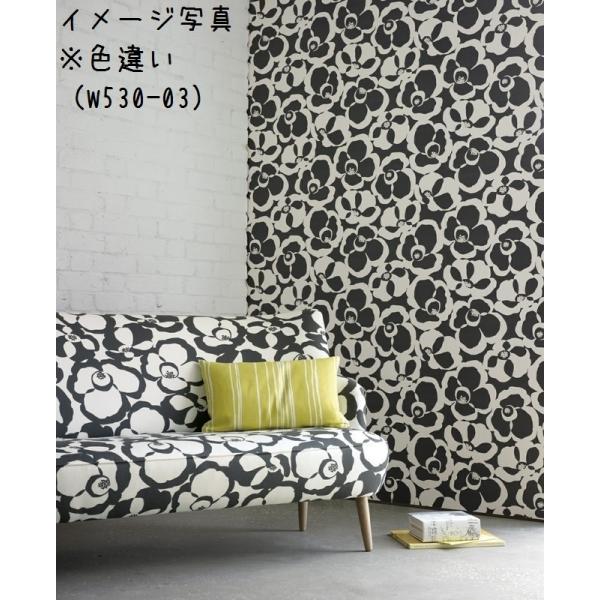 Nova Villa Wallpaper Diy 工具 住宅設備 Mono 輸入壁紙 W530 07 Diy Orchid 花柄 パープル 賃貸ok Diy Makela 紫 クロス 貼ってはがせる W530 07 インテリアショップ デコール