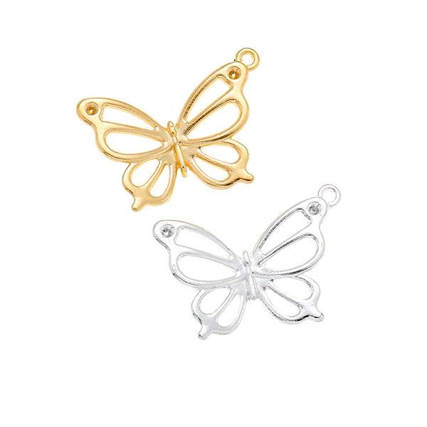 シンプルバタフライ ちょっと立体的 かわいいアンティークチャーム ちょうちょ 蝶 Acsimplebutterfly2 デコパーツのデコちゃん 通販 Yahoo ショッピング