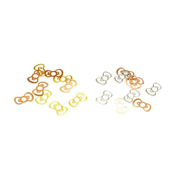 レジンやネイルアートに キティちゃん風リボン 極薄メタルパーツ 10枚セット りぼん N12 Npkittyribbon デコパーツのデコちゃん 通販 Yahoo ショッピング