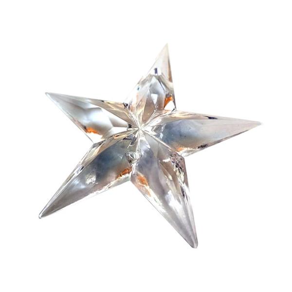 Swarovski 星型クリスタル オーナメント アクリル製星型46.5mmオーナメントuc45｜軽量・割れにくいクリスタル調