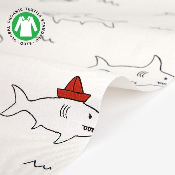 生地 布 Jaws オーガニックコットン 幅110cm オリジナル生地 10cm単位販売 D1yf598 デコレクションズ Yahoo 店 通販 Yahoo ショッピング