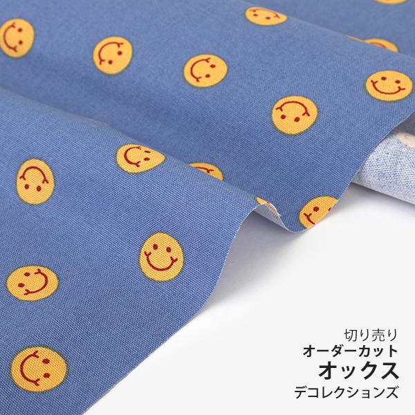 デコレクションズ 生地・布・入園入学 ≪ Petit smile - blue 