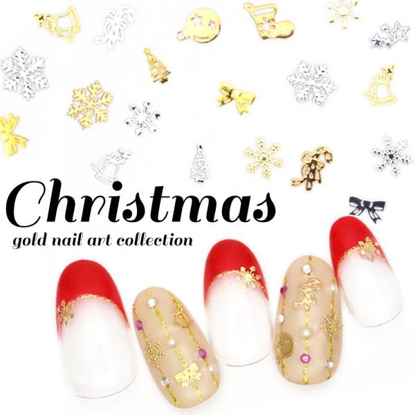 【特徴】極薄メタルプレートタイプに『クリスマス』が登場！10種類のクリスマスモチーフが入ってます。メタルプレートは爪の形に合わせて曲げられるので使い勝手も抜群です ◎            ※こちらの商品は大変薄いパーツですので 取り扱い時...