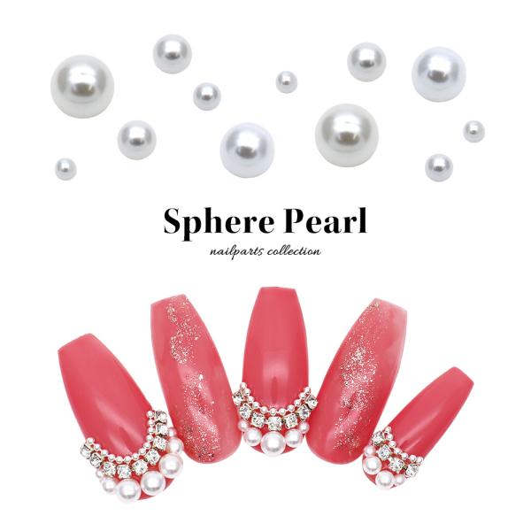 【特徴】上品な艶と色味が綺麗な高品質球体パールが登場○゜ネイルアートのアクセントにぴったり！カラーは2タイプから選べます♪サイズもネイルに使いやすい約2mm~6mm・5サイズ展開！立体的で存在感があり、通し穴なしの球体パール♪ブリオンやVカ...