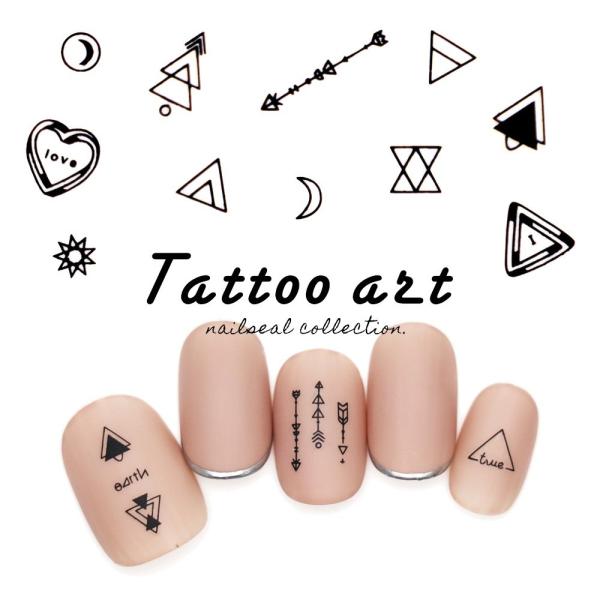新色追加 タトゥー ネイルシールハガキサイズ プレミア商品 Www Sketa Si