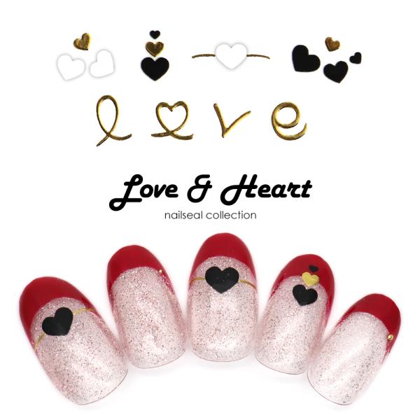 [Release date: November 19, 2025]【特徴】愛を伝えるラブ＆ハートシールモノクロ×ゴールドの上品な組み合わせ！上からぷっくり加工して立体的に仕上げるのも可愛い！クリスマスやバレンタインにもおすすめ【カラー】ホワ...