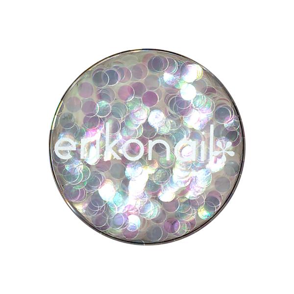 エリコネイル erikonail パールホワイト丸 2mm ERI-105 ホログラム 黒崎えり子