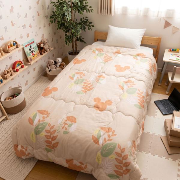 (送料無料※北海道・沖縄別途1500円）シングル 抗菌防臭・防ダニ掛け布団  ディズニー モリリン