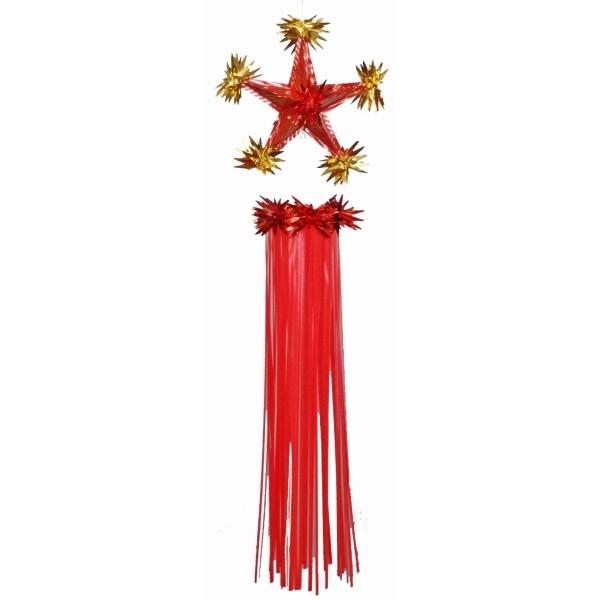 ストライプ星形吹き流し 七夕 飾り 販促グッズ 店内装飾 吹流し メッキ ビニール デコレーションラボ 通販 Yahoo ショッピング