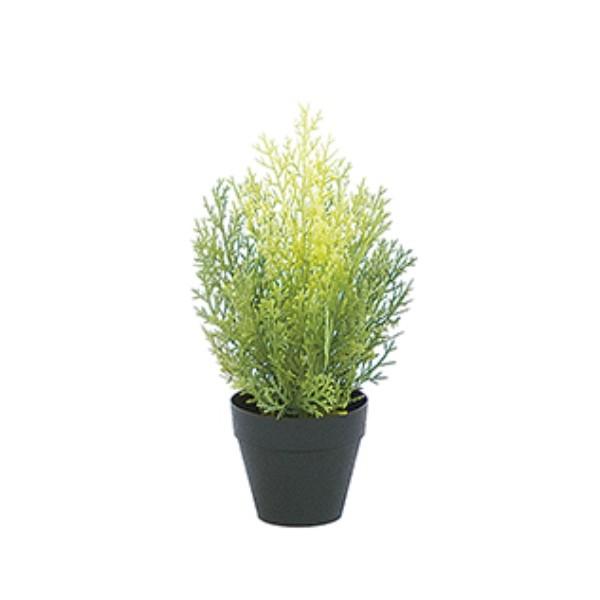 全長30cm 。本体のみで自立するタイプの人工樹木ですので飾り付けがしやすいです。素材：プラスチック 【屋外対応商品】根元部分の簡易容器（プラスチック部分）に傷やひび割れがある場合ございます。