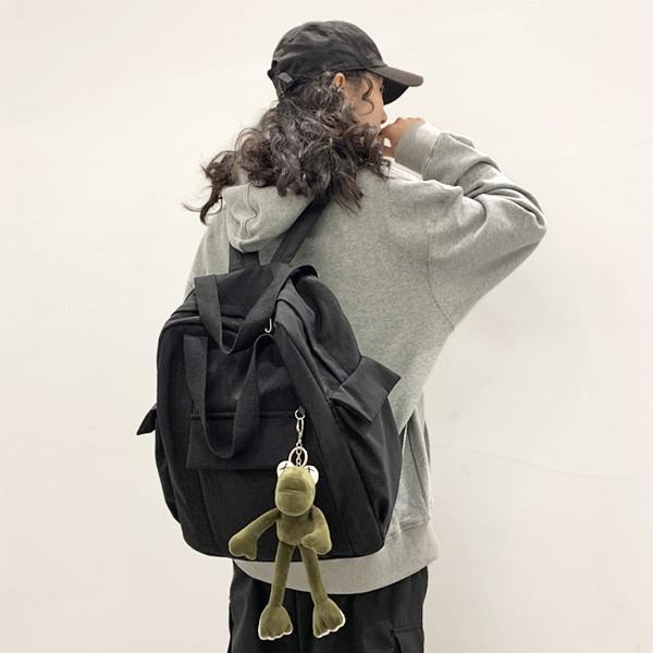 バックパック リュックサック カエル Bigキーホルダー付き スクエア型 無地 ダンス 衣装 韓国 ヒップホップ レディース Buyee Buyee Japanese Proxy Service Buy From Japan Bot Online