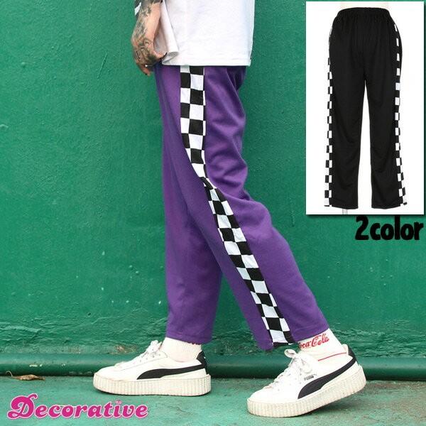即納あり スウェットパンツ ブロックチェック くるぶし丈 ストリート ダンスウェア カットソー レディース ファッション ダンス ヒップホップ 衣装 原宿系 U1a0 韓国系ダンスウェアdecorative 通販 Yahoo ショッピング
