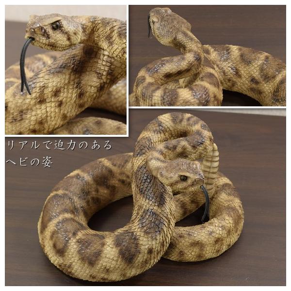ガラガラ蛇の壁掛け 置物
