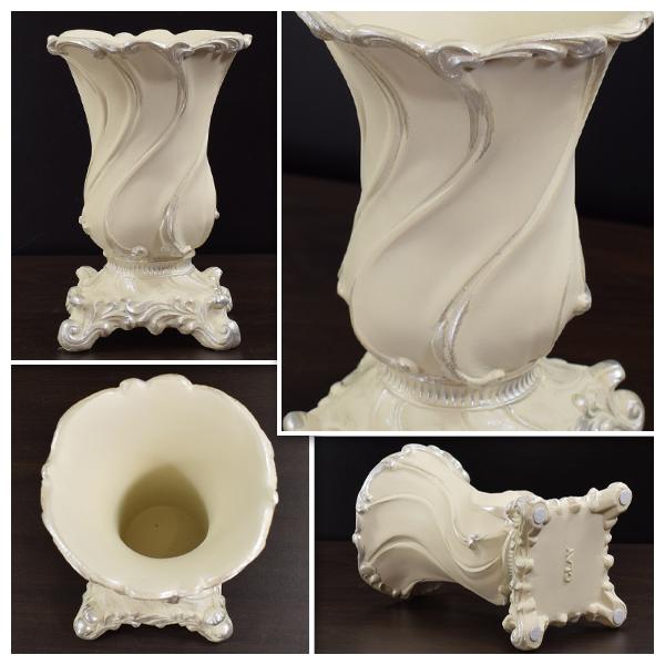 Celestine セレスティーヌ ホワイトフラワーベース 花瓶 樹脂製 Celestine セレスティーヌ ホワイトフラワーベース 花瓶 樹脂製