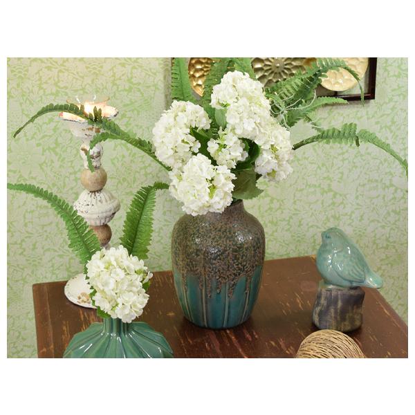 アンティーク 花瓶 陶器 置物 花入 インテリア グリーン 緑 楽天市場】Green Ringle グリーンリングル ガラスフラワーベース