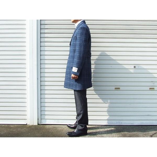 15 16秋冬モデル 新品 ハリスツイード Harris Tweed ブルー感のあるネイビー タッターソール チェスターフィールドコート Buyee Buyee Japanese Proxy Service Buy From Japan Bot Online