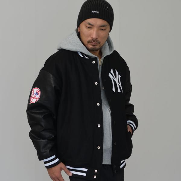 MLB ヤンキーススタジアムジャンパー MAJESTIC ニューヨークヤンキース/メッツ/レッドソックス