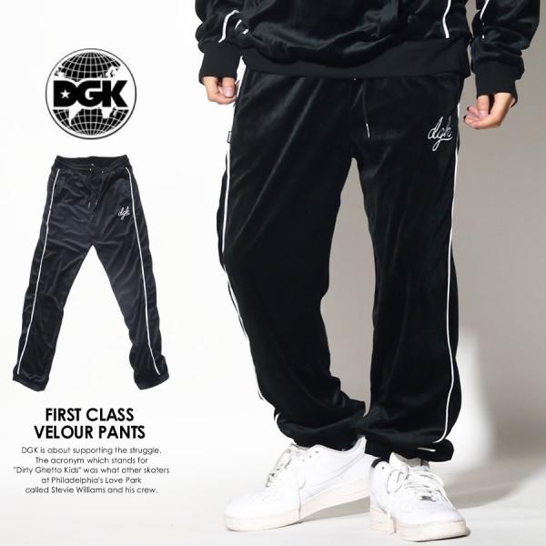 Dgk ディージーケー ベロアパンツ メンズ ジャージ First Class Velour