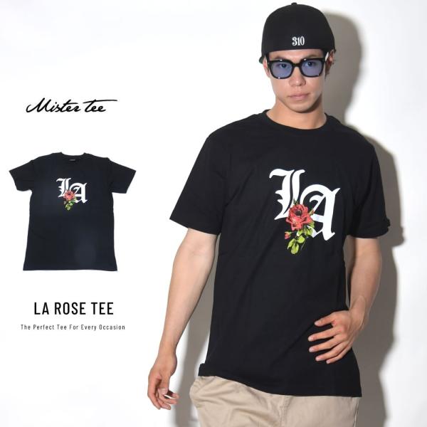 �~�X�^�[�e�B�[ Mister Tee T�V���c �����Y LA ROSE TEE MT540