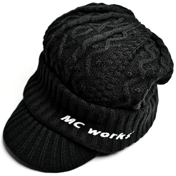 MC Works'（MCワークス） ニットキャスケット : DEEP BLUE OCEAN