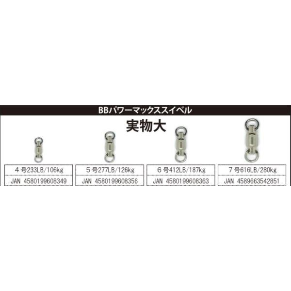 SOULS BB STRONG SWIVEL／BBパワーマックススイベル　4号