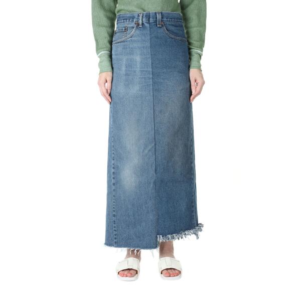 77 circa（ナナナナサーカ）　スカート 77circa（ナナナナサーカ） 【SALE】long denim skirt /span100-28size