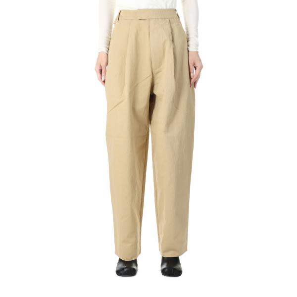 TODAYFUL 【SALE】Cottontwill Cocoon Pants -BEIGE (12220705