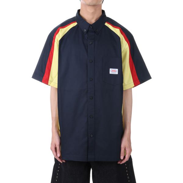【P10倍】【SALE】Factory Team Shirt / Navy Yellow Fucking Awesome(ファッキンオーサム)