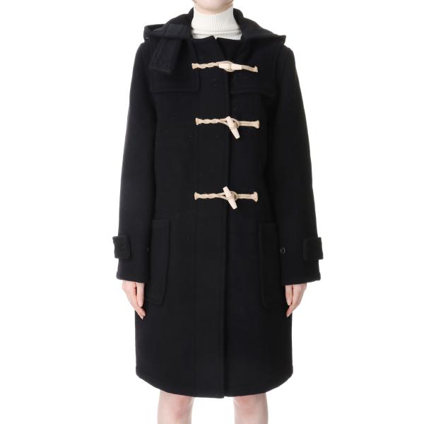 【P10倍】【SALE】DUFFLE COAT - BLACK (LS 4384/52) GLOVERALL-Women-(グローバーオール)