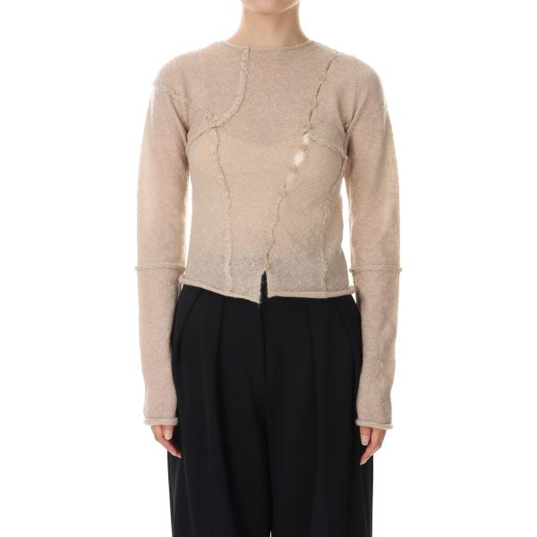 TODAYFUL 【40%OFF】 Asymmetry Sheer Knit -NATURAL (12320501 