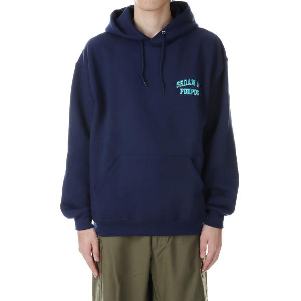 P5倍】College Logo Hoodie - NAVY (SD23F-CT04) SEDAN ALL PURPOSE