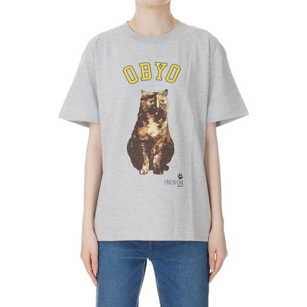 77circa（ナナナナサーカ） 【SALE】college style print tee / GRAY-1