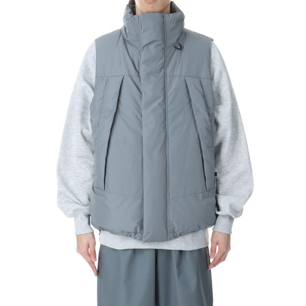 DAIWA PIER39 GORE-TEX WINDSTOPPER FIELD DOWN VEST - LT.GRAY