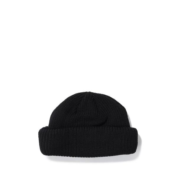 KIJIMA TAKAYUKI 【SALE / 10%OFF】KNIT DECK CAP -BLACK- (KN