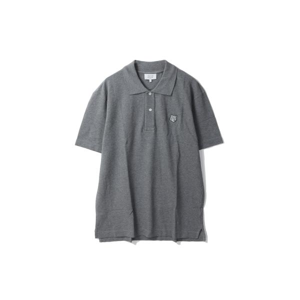 ポロシャツ MAISON KITSUNE / 24AW/BOLD FOX HEAD PATCH COMFORT POLO/BLK/MM00210KJ7010// P5倍】BOLD FOX HEAD PATCH COMFORT POLO - MEDIUM GREY MELANGE