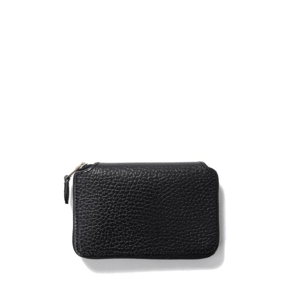 foot the coacher 【SALE】SHORT ZIP WALLET - BLACK/WHITE