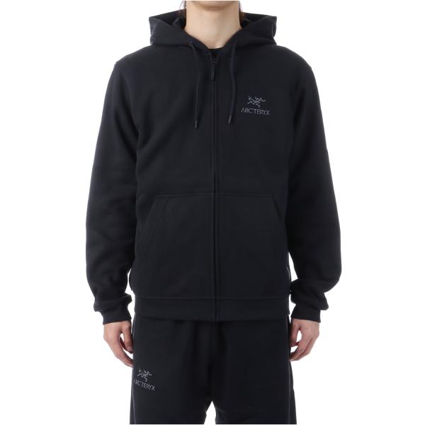 ARC'TERYX Emblem Fleece Full-Zip Hoody M - BLACK (X00000992903