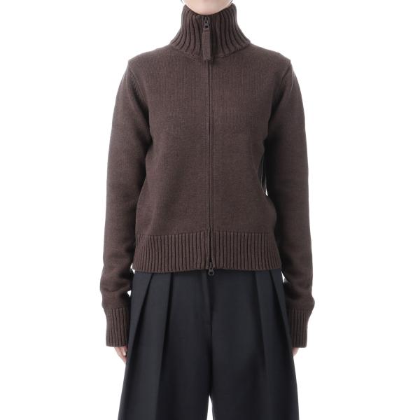 TODAYFUL 【SALE】Compact Zip Knit - CHOCOLATE (12520508) Todayful
