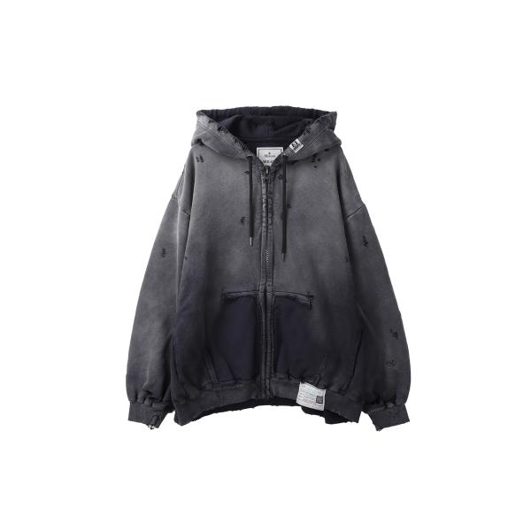 P2倍】SUNFADE PARKA -BLACK(B14PK545) MIHARA YASUHIRO -Women(ミハラ