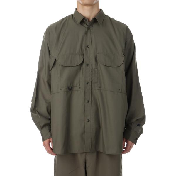 トップス DAIWA PIER39 TECHTRAVELSHIRT CHARCOAL/S DAIWA PIER39（ダイワ ピア39）