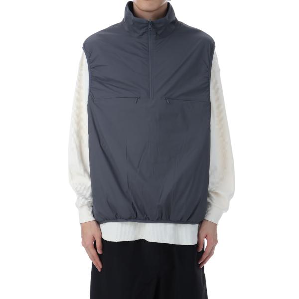 DAIWA PIER39 【P5倍】TECH REVERSIBLE PULLOVER PUFF VEST - CHARCOAL