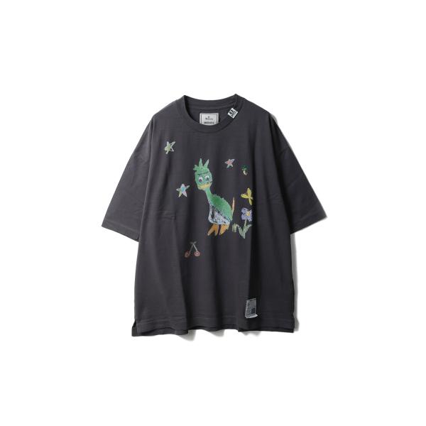 LEON KIDS DOODLE TEE / BLACK (J16TS862) MIHARA YASUHIRO(ミハラ